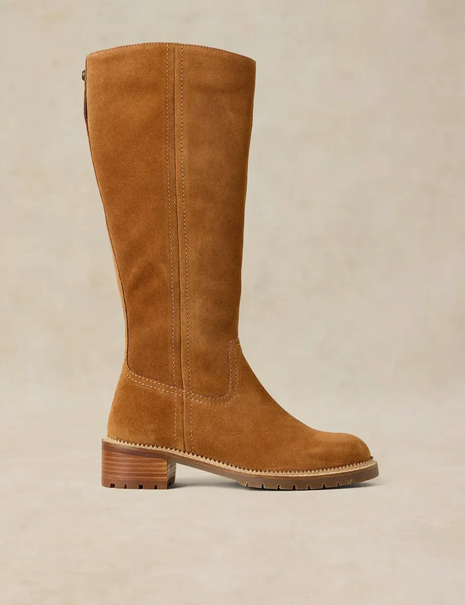 Wide Fit Suede Chelsea Boots