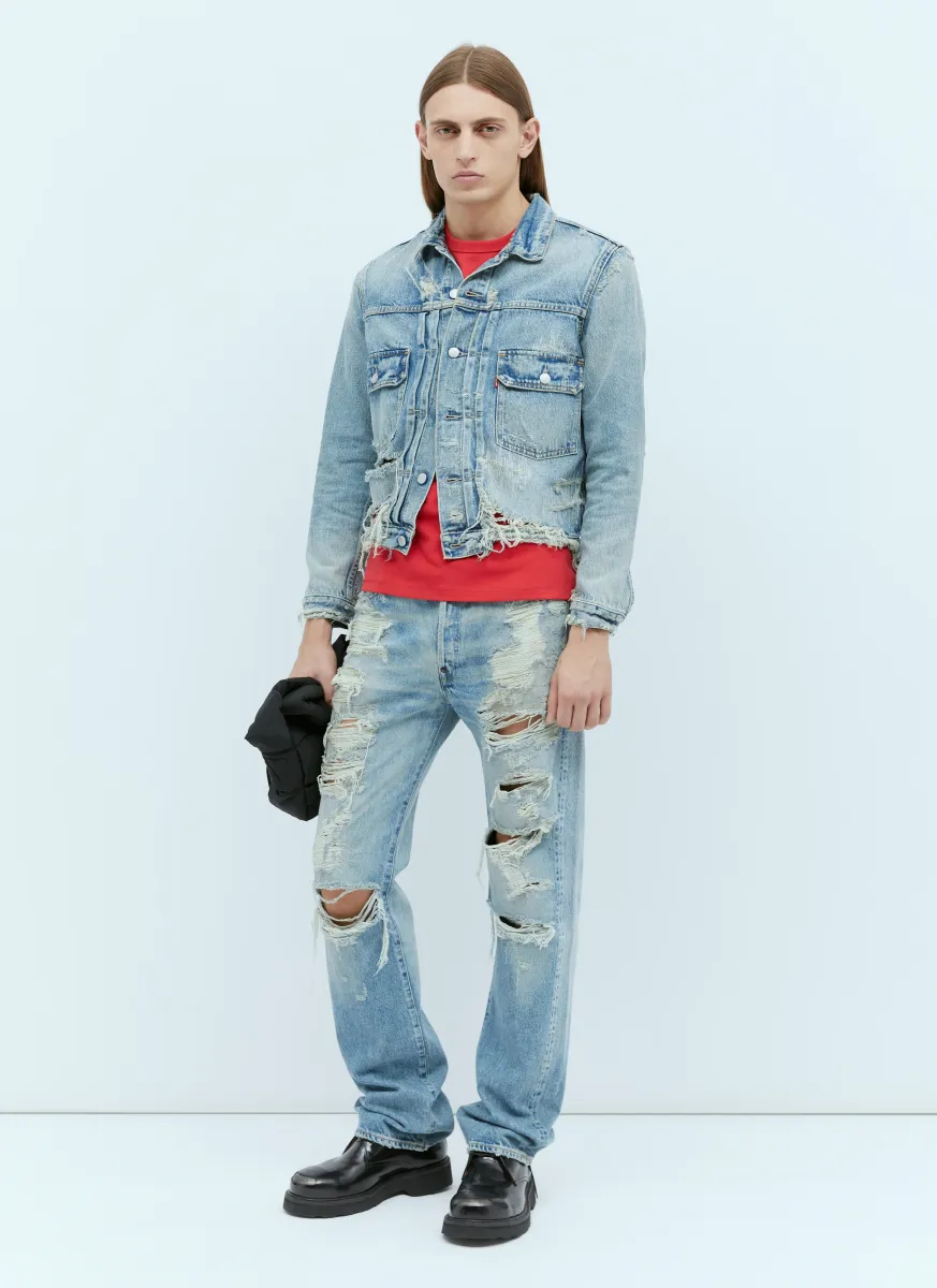 Type II Distressed Trucker Jacket