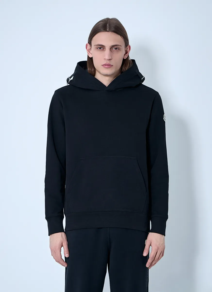 Logo Patch Hooded Sweatshirt