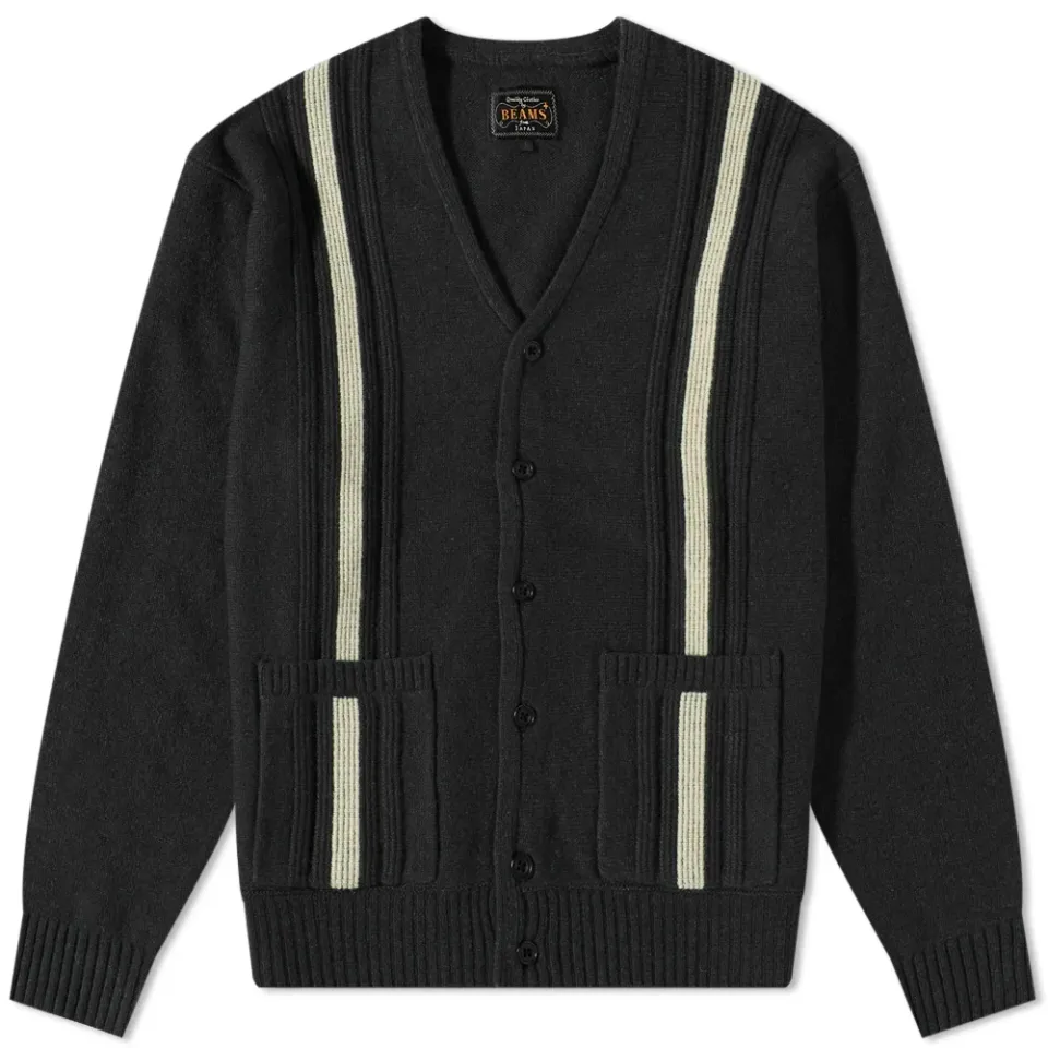 9G Stripe Cardigan