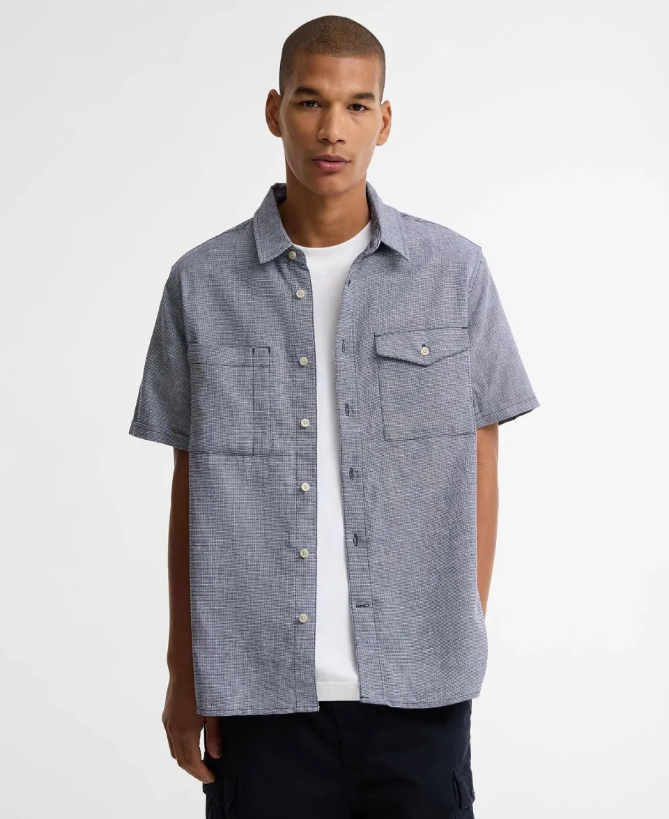Southscale Linen-Blend Relaxed Shirt