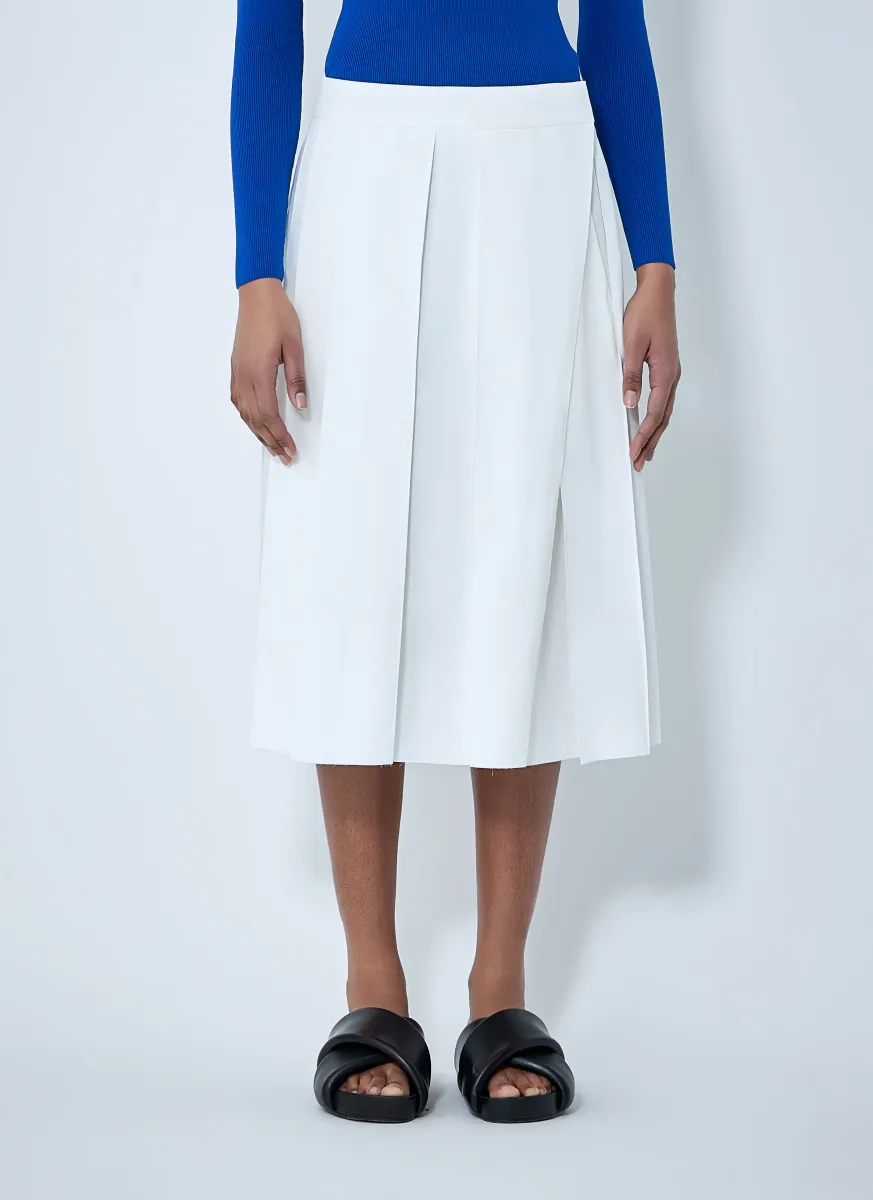 Pleated Midi Skirt