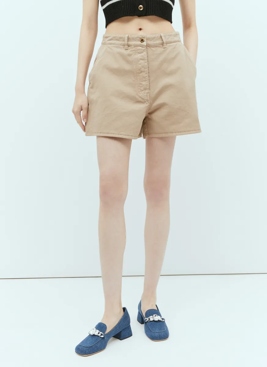 Gabardine Shorts