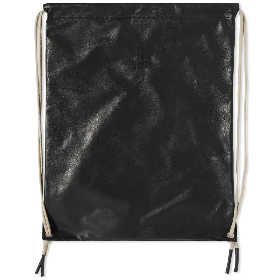 Drawstring Leather Bag