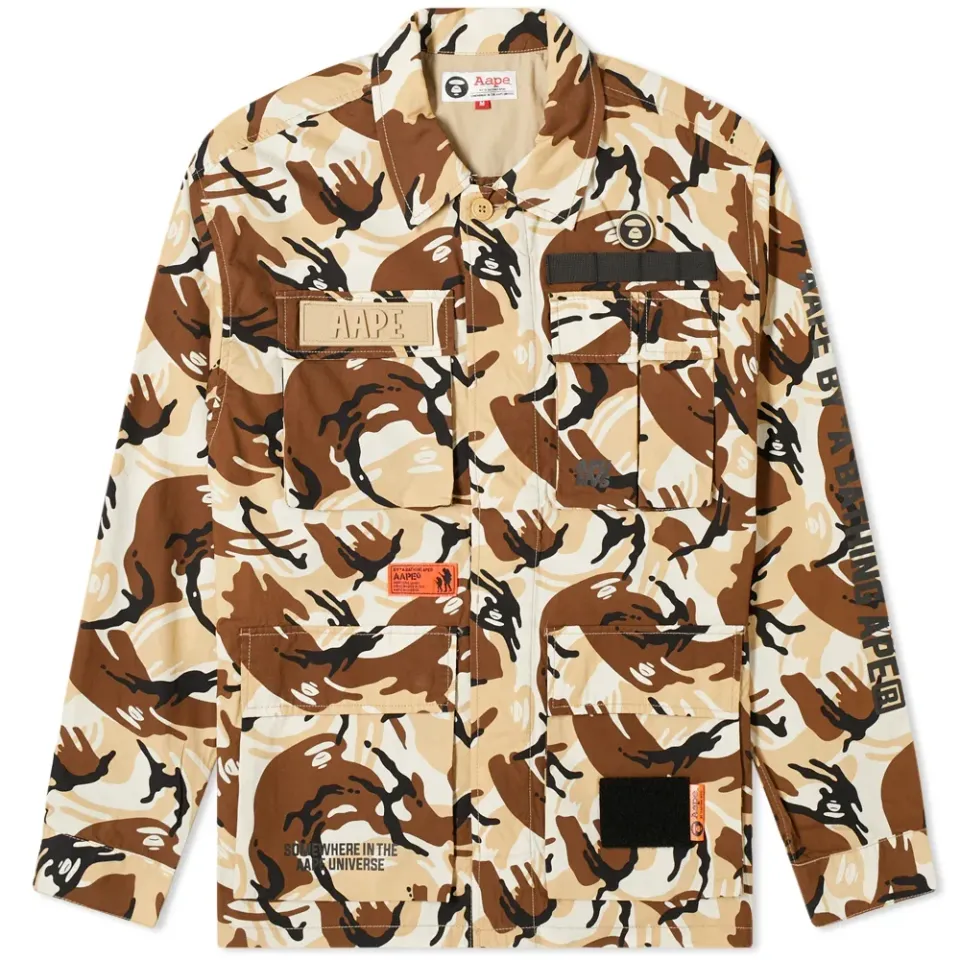 AAPE M65 Camo Shirt Jacket