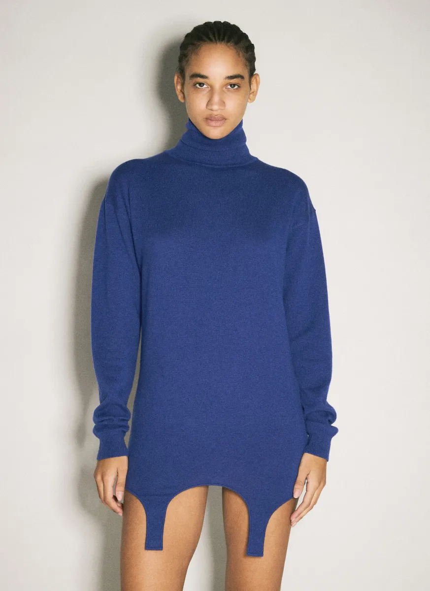 Turtleneck Garter Sweater