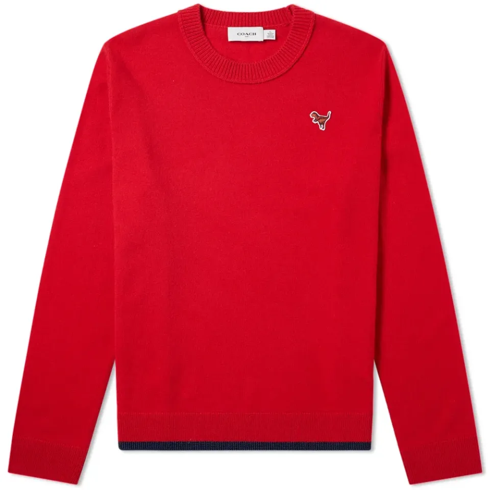 Rexy Patch Crew Knit