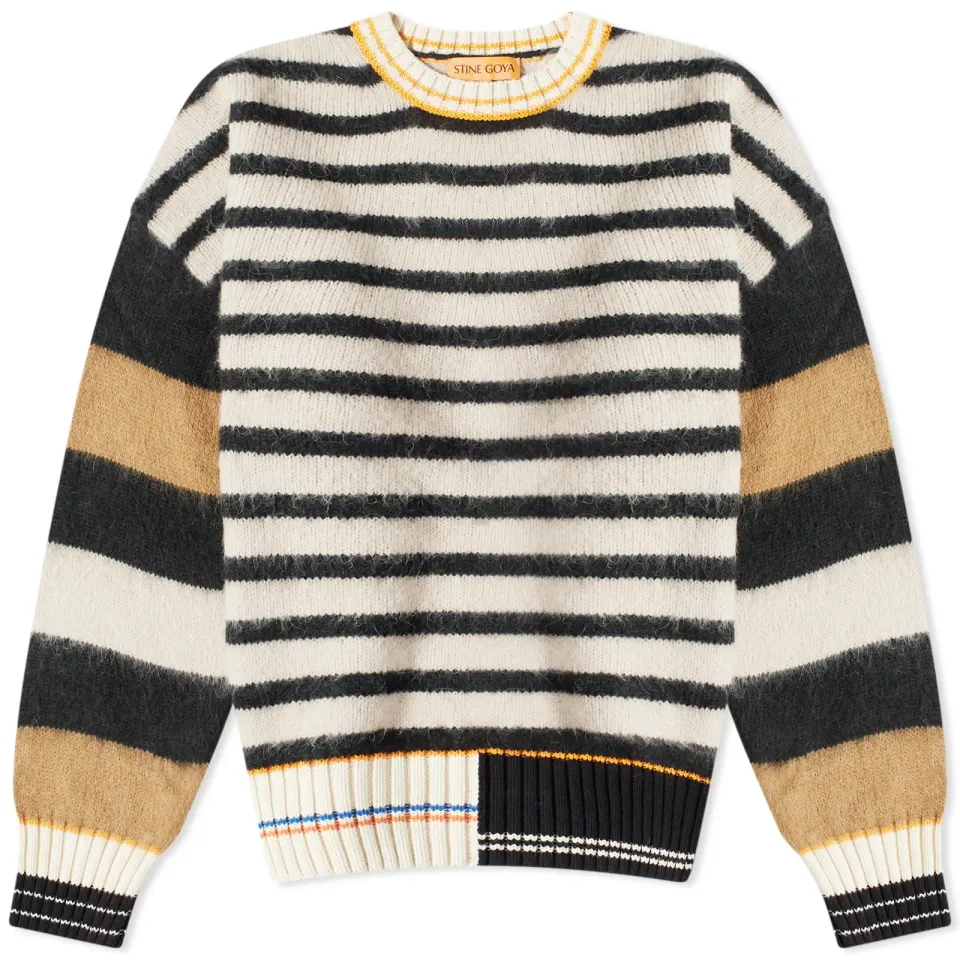 Shea Striped Knitted Jumper