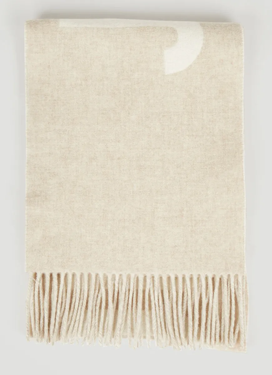 Logo Jacquard Scarf