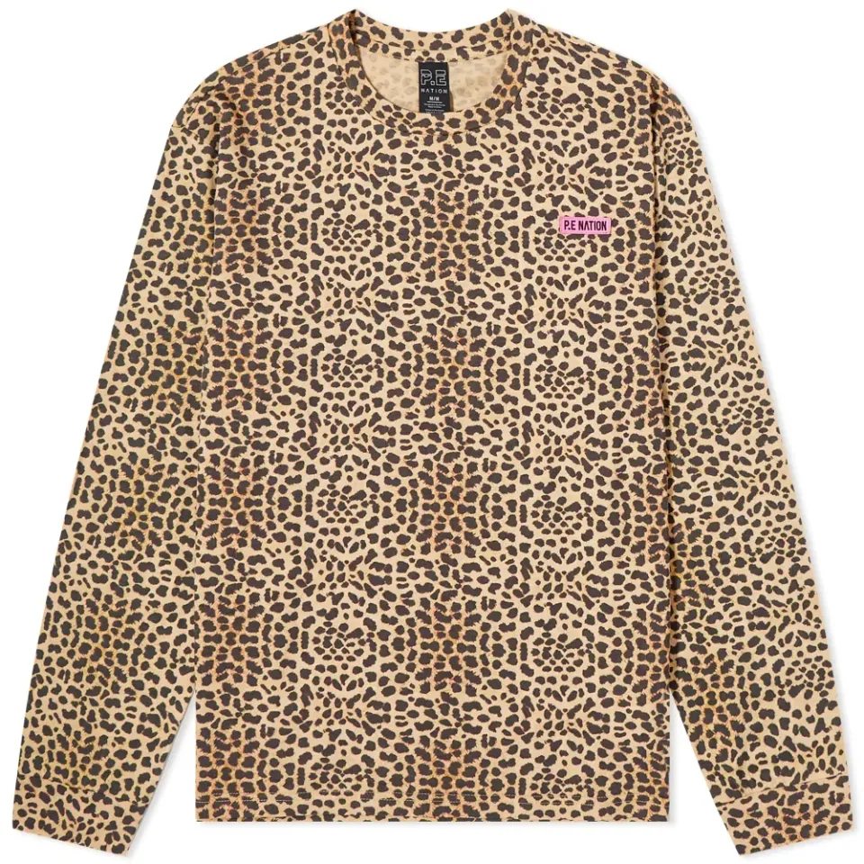 Long Sleeve Power Up Leopard T-Shirt