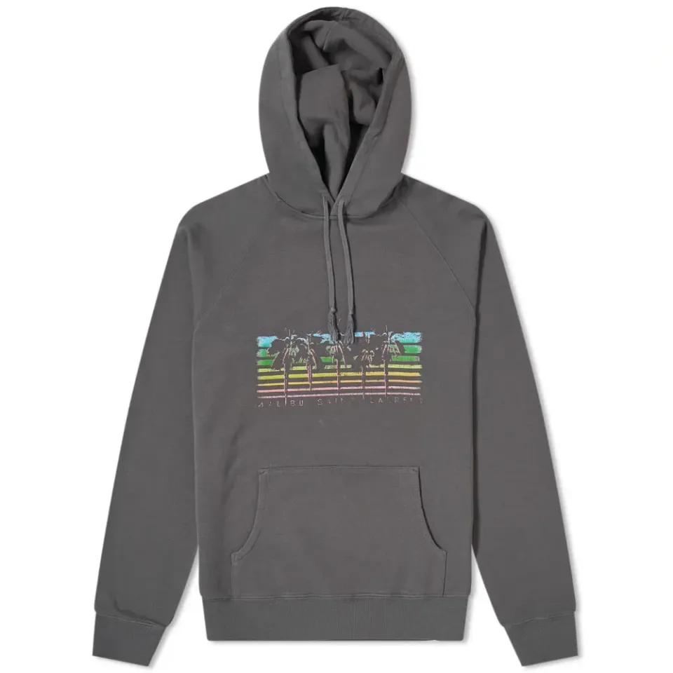 Classic Palm Tree Print Popover Hoody