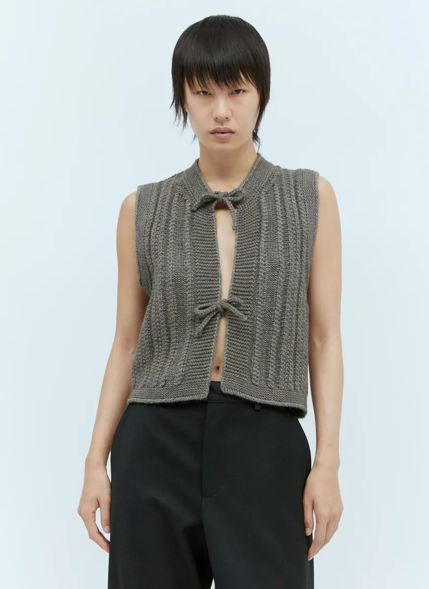 Textured Stitch Vest