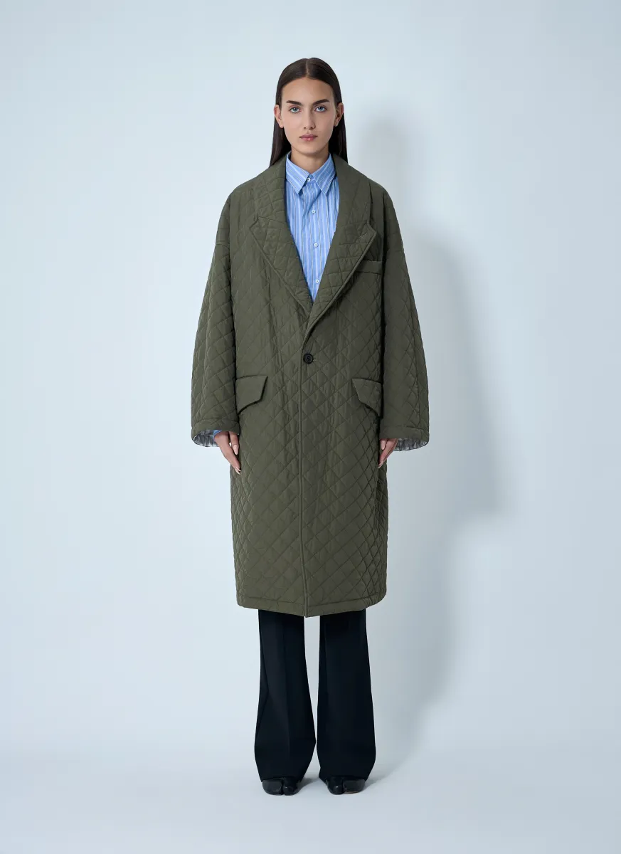 Nylon Quilted Coat