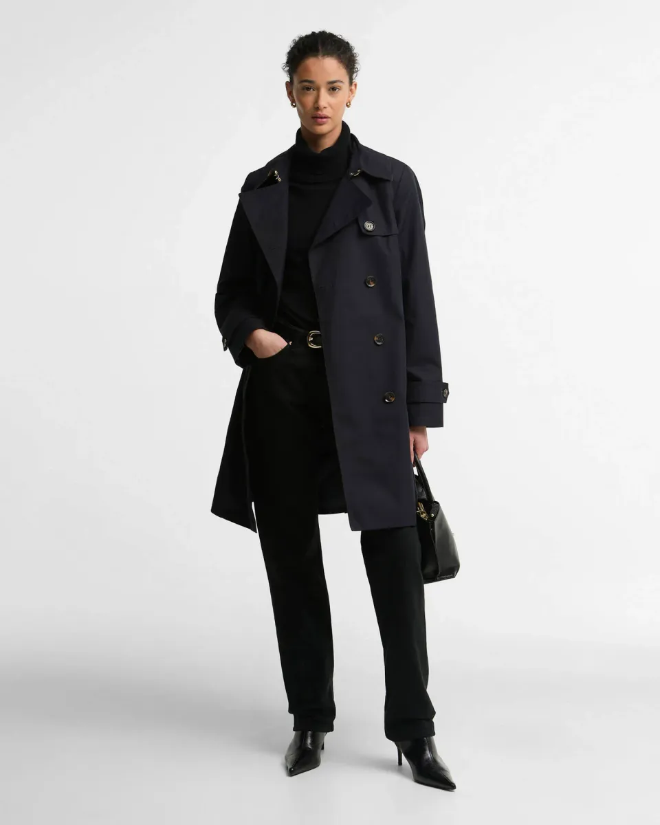 Short Greta Showerproof Trench Coat