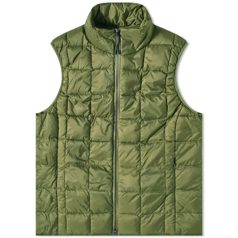 High Neck Zip Down Vest