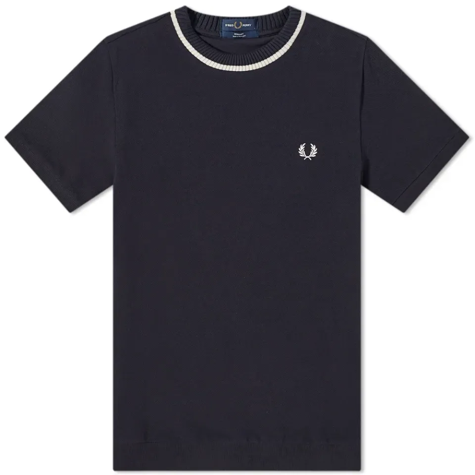 Crew Neck Pique T-Shirt