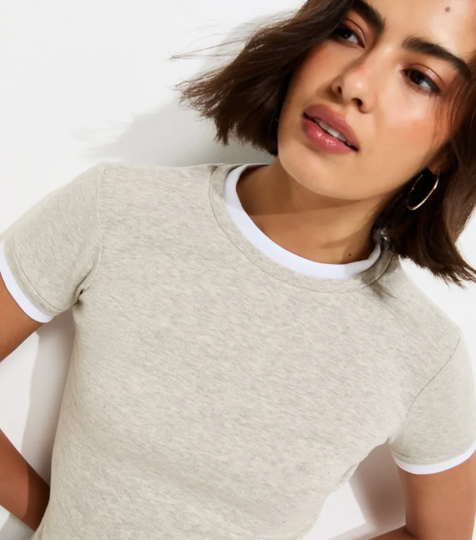 Women's Mink Layered Baby Tee T-Shirt