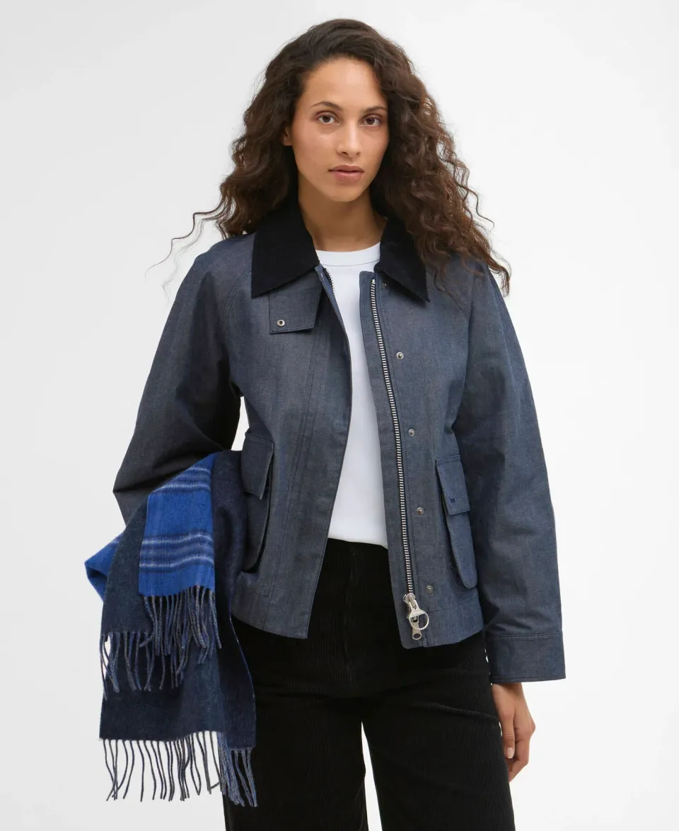 x ARKET Kokos Dry Wax Denim Jacket