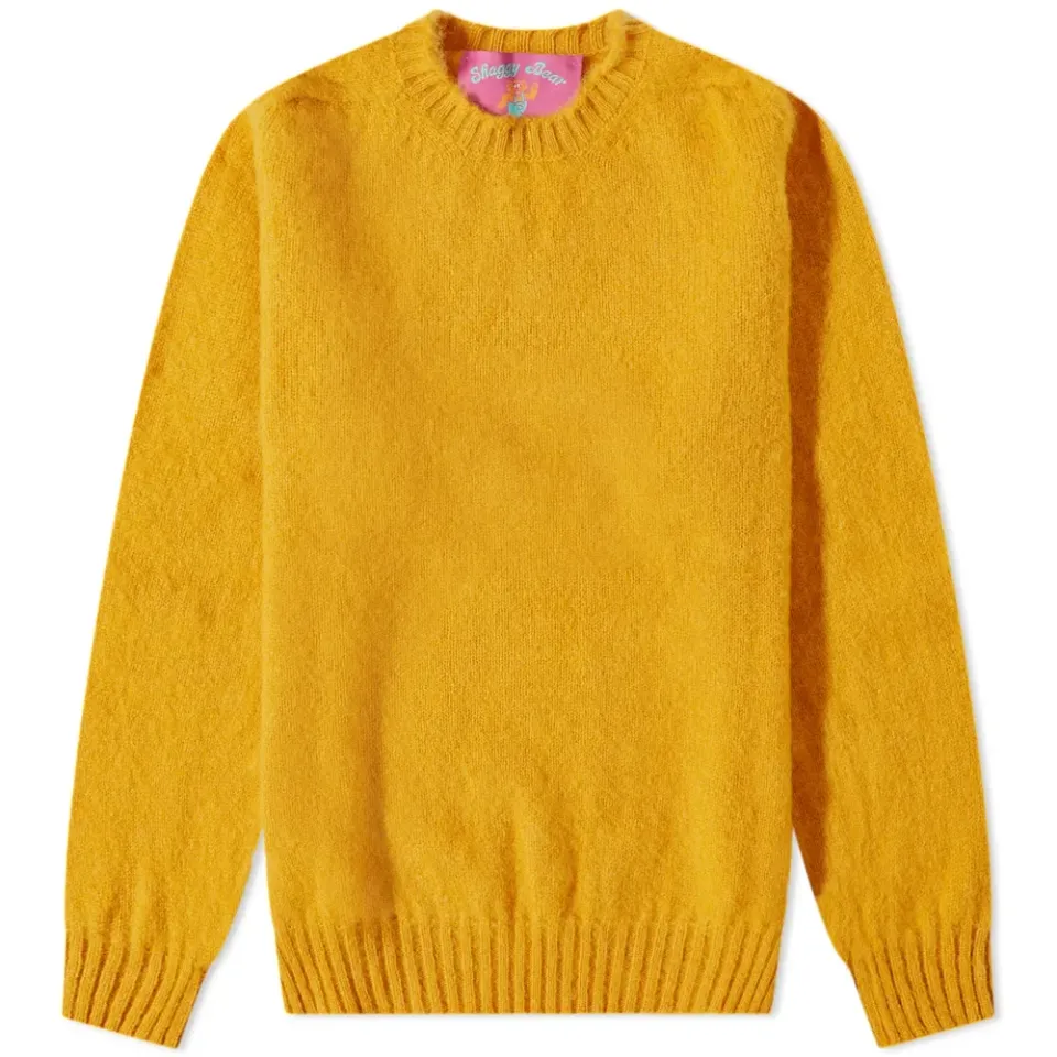 Howlin' Shaggy Bear Crew Knit