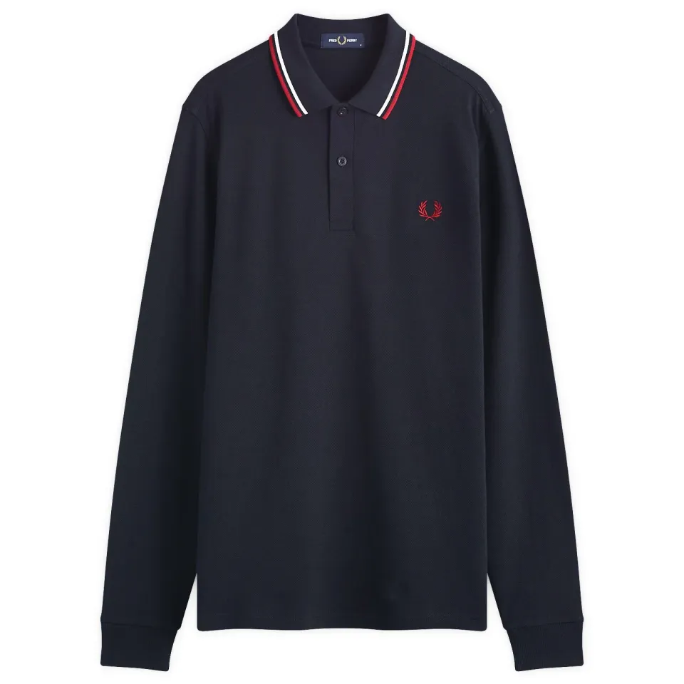Long Sleeve Twin Tipped Polo