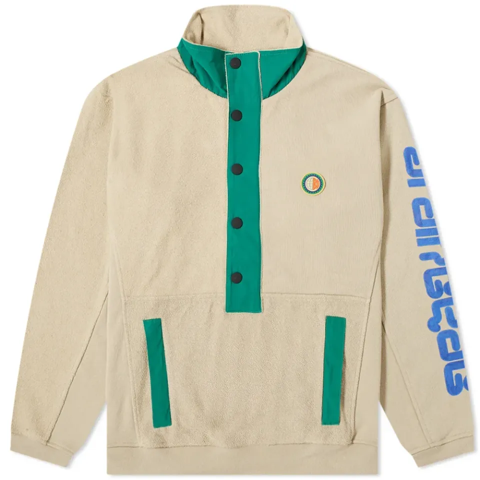 Global Works Snap Mock Neck Sweat