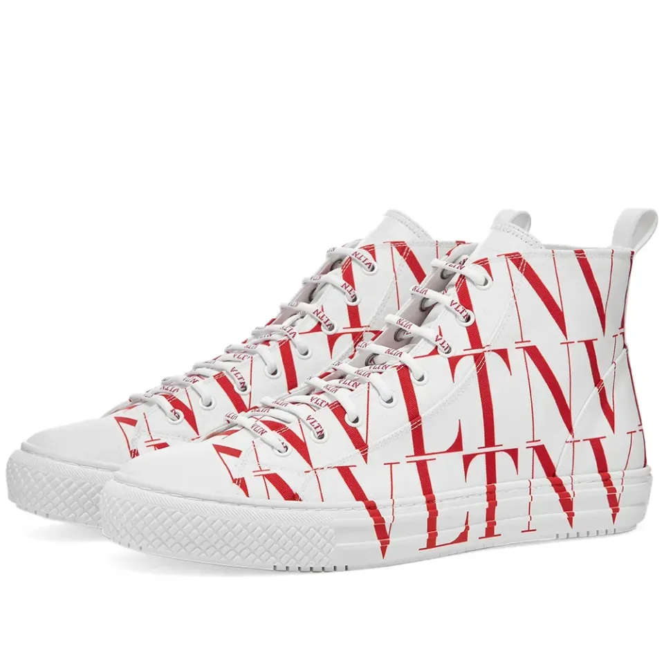 VLTN All Over Print Canvas High Top