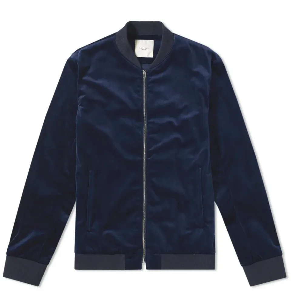 Velour Rib Blouson