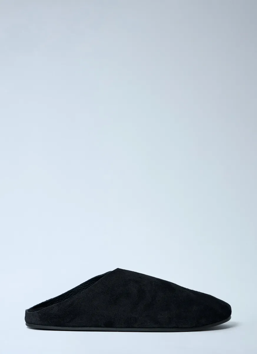 Hudson Suede Mules