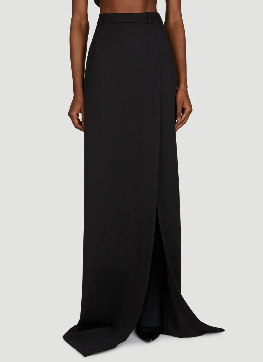 Split Tailored Skirt