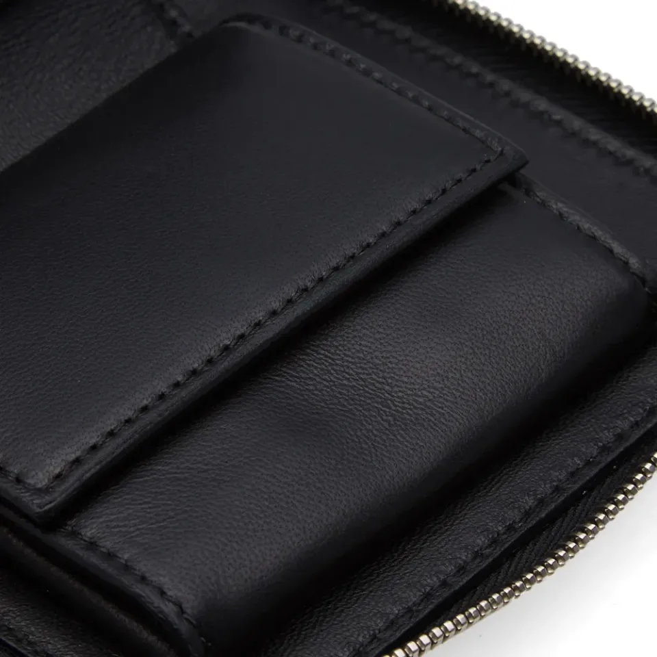 Mini Skull Zip Wallet
