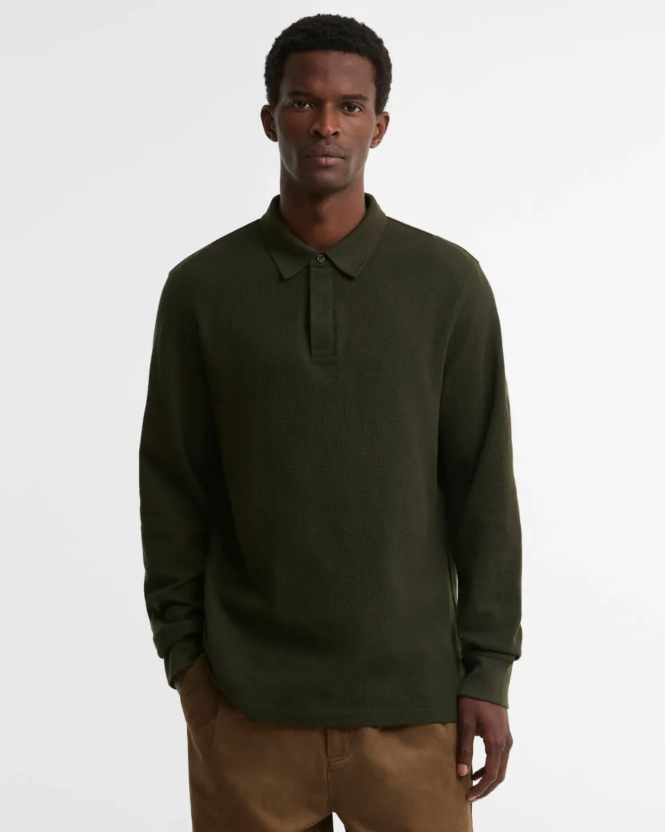 Kentown Tailored Long-Sleeved Polo Shirt