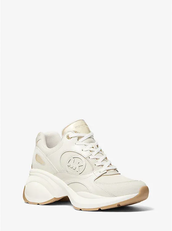 Zuma Leather and Nylon Trainer