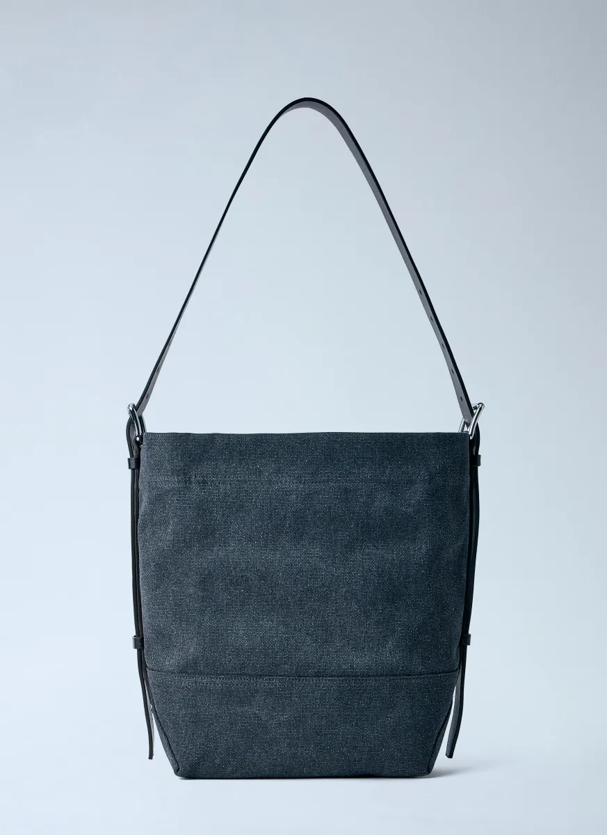 Small Belted Tote Bag