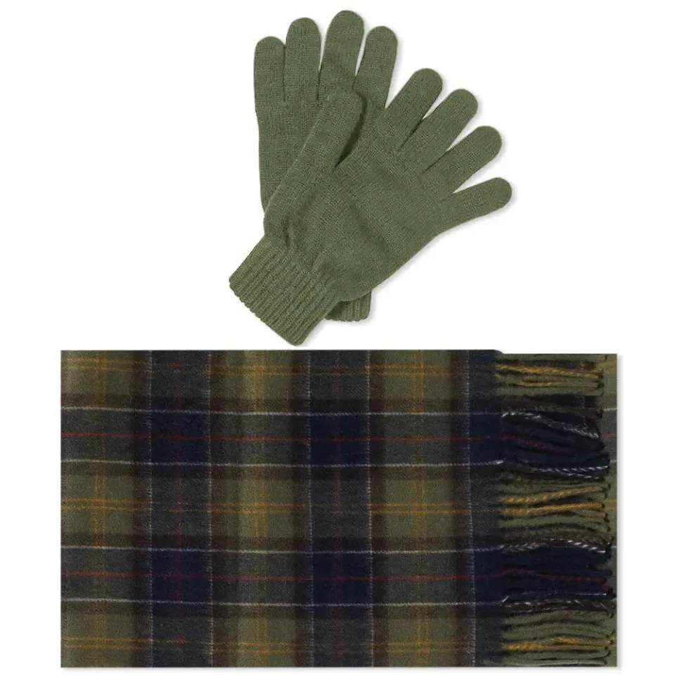 Tartan Scarf & Glove Gift Set