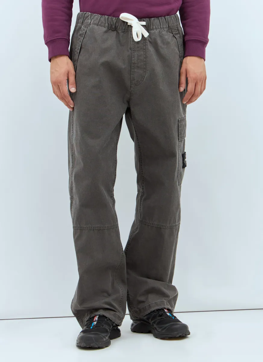 Coated Cargo Pants