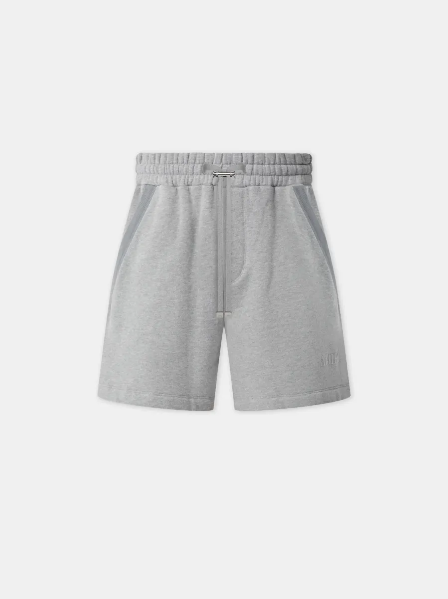 EMBROIDERED SHORT - Grey