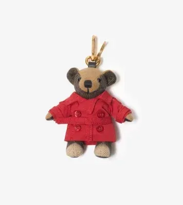 Thomas Bear Charm in Crayon red