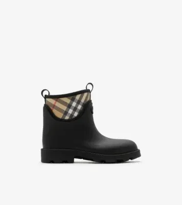 Rubber Marsh Stamp Low Boots​ in Black