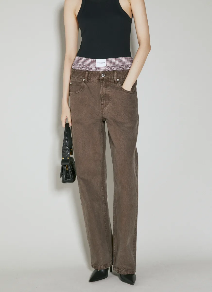 Layered Boxer Skater Jeans
