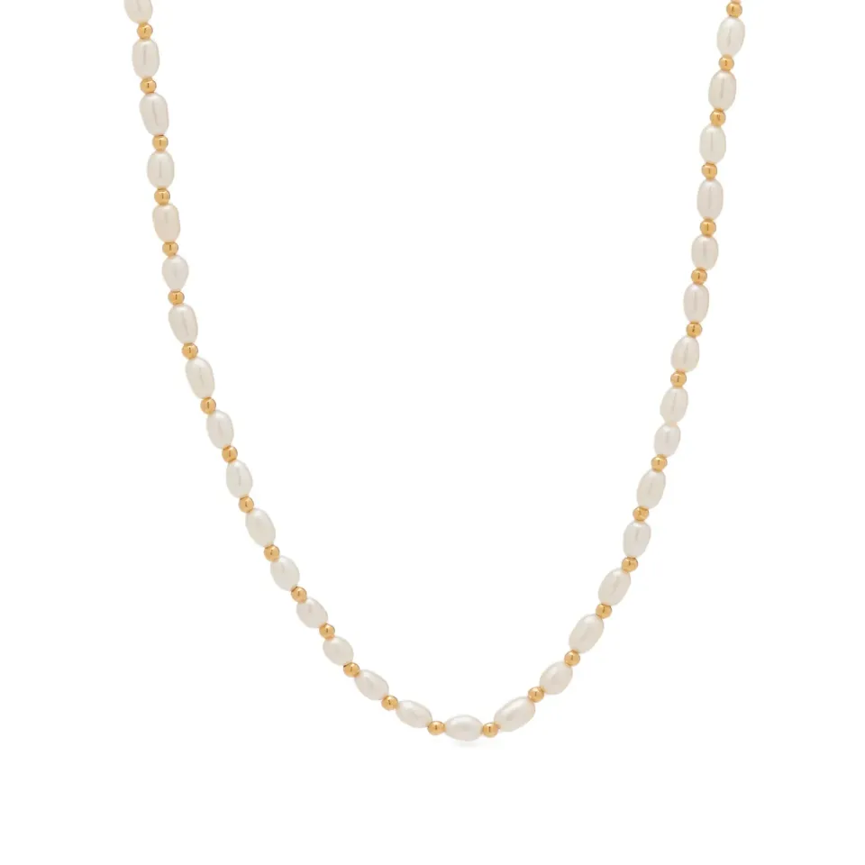 Seed Pearl Beaded Necklace