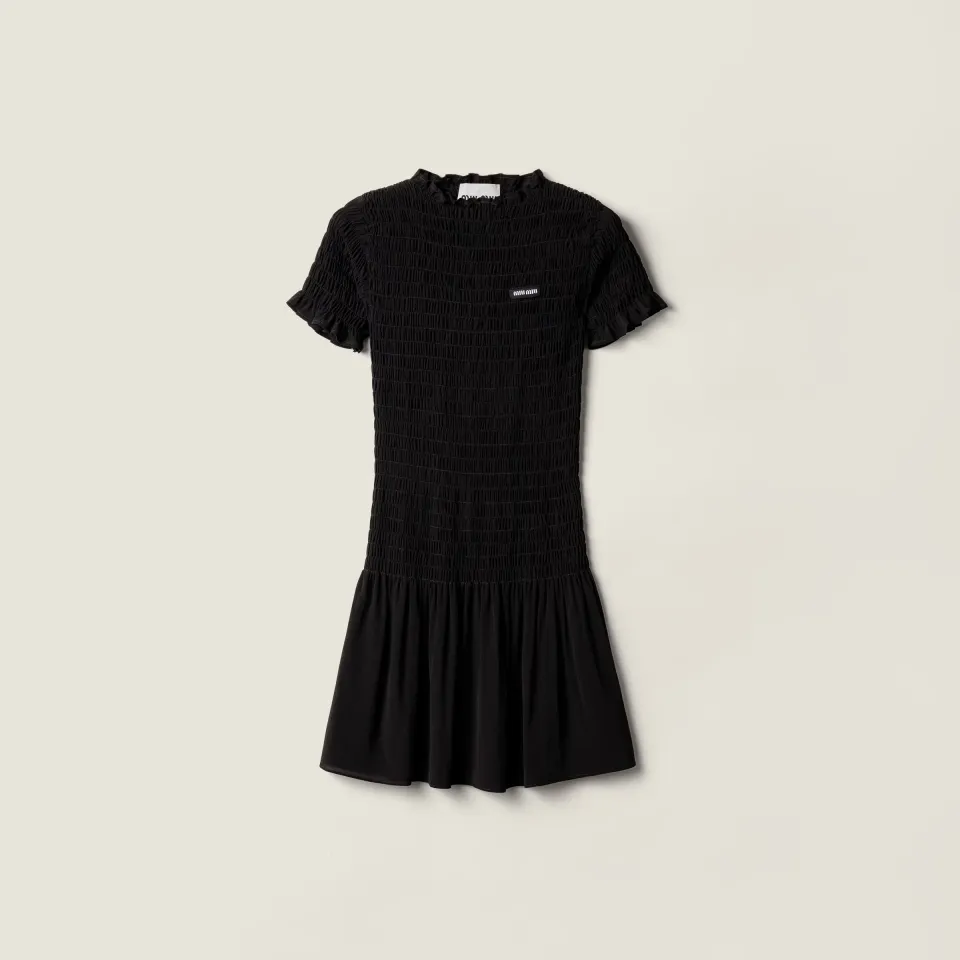 Georgette mini-dress