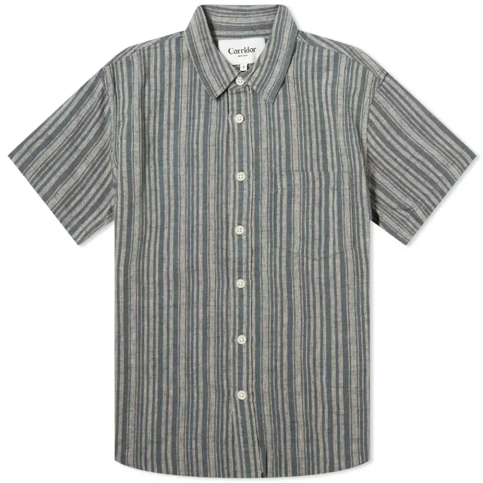 Short Sleeve Rustic Stripe Shirt