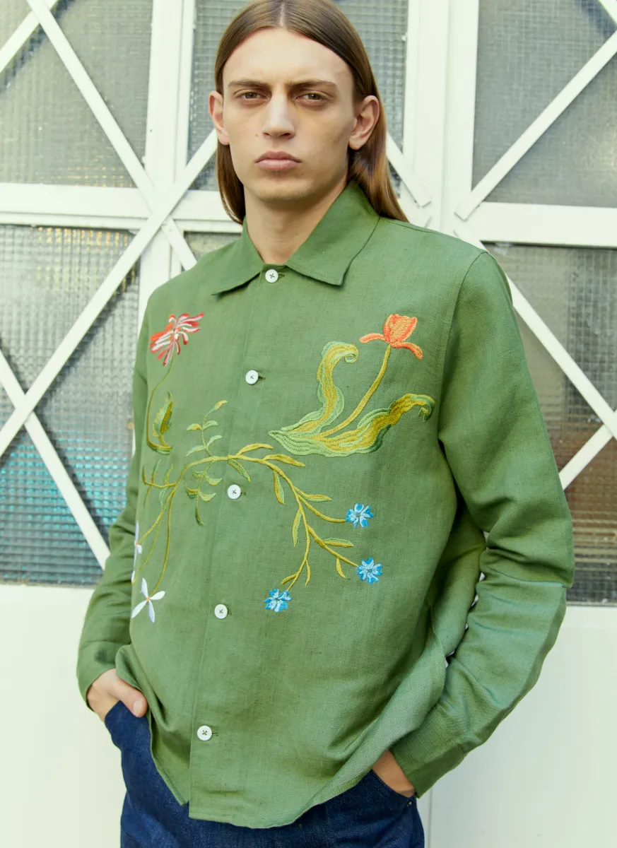 Garden Embroidery Shirt