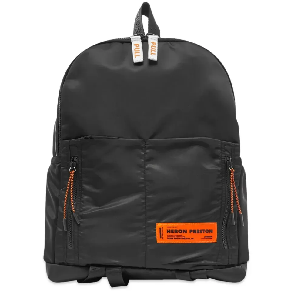 Zip Round Logo Backpack
