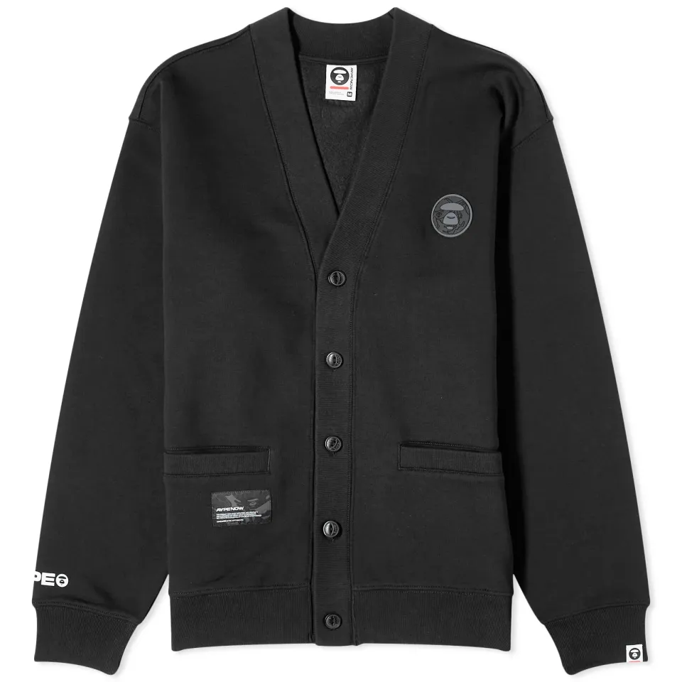 AAPE Now Jersey Cardigan Sweat