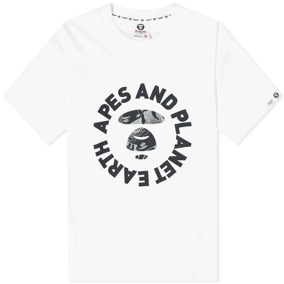 AAPE 3M Camo Planet Earth T-Shirt