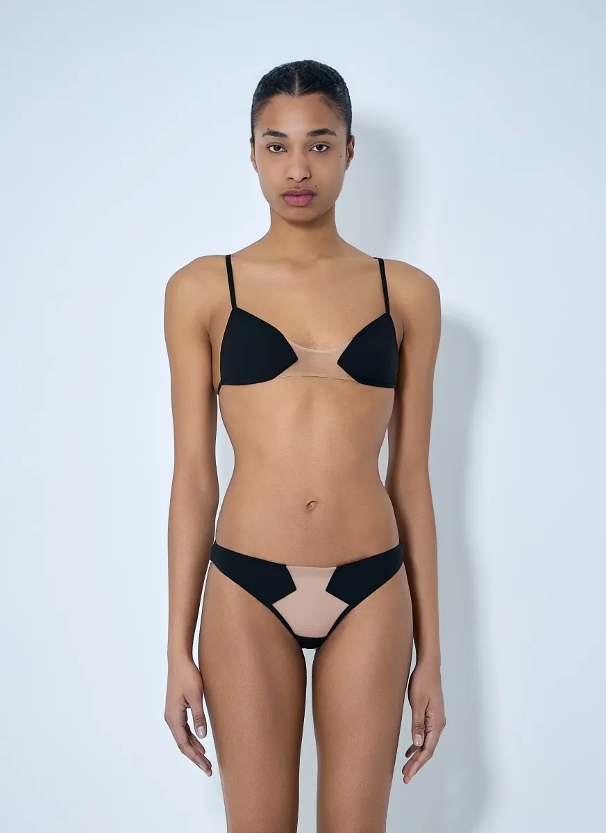 Livy Mesh Panel Bra