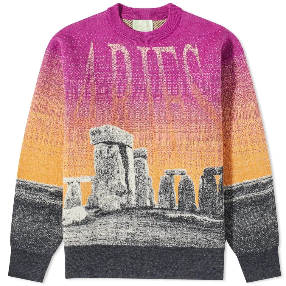 Henge Intarsia Crew Knit