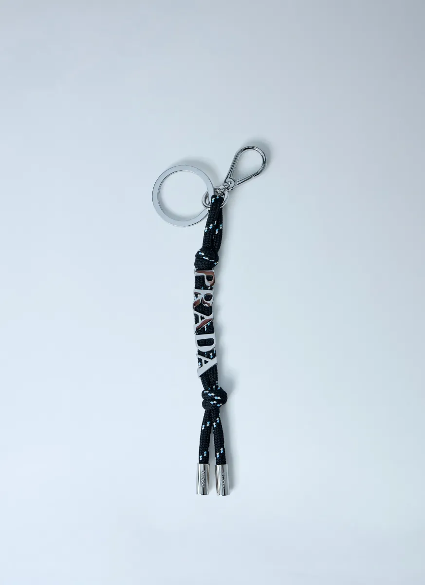 Logo Embellished Keychain