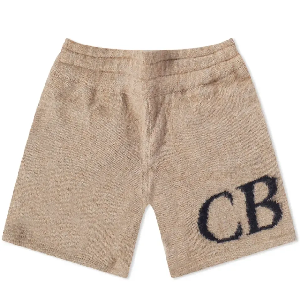 Intarsia Knit Shorts